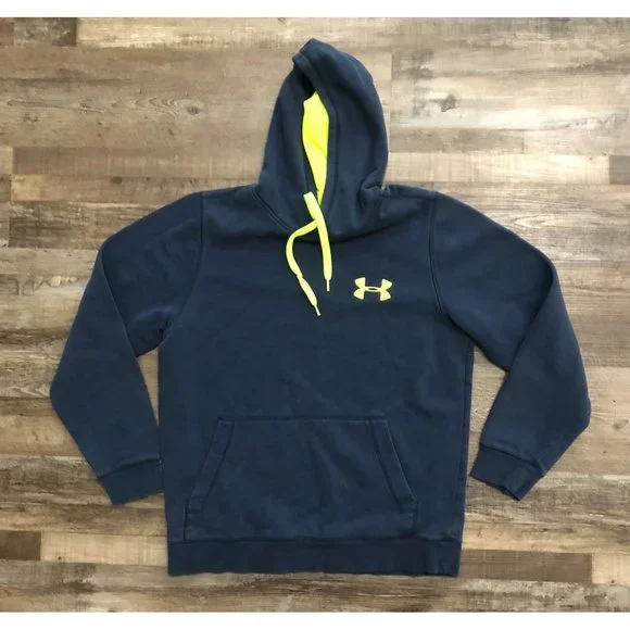 Under Armour Shirts Under Armour Blue Neon Yellow Hoodie